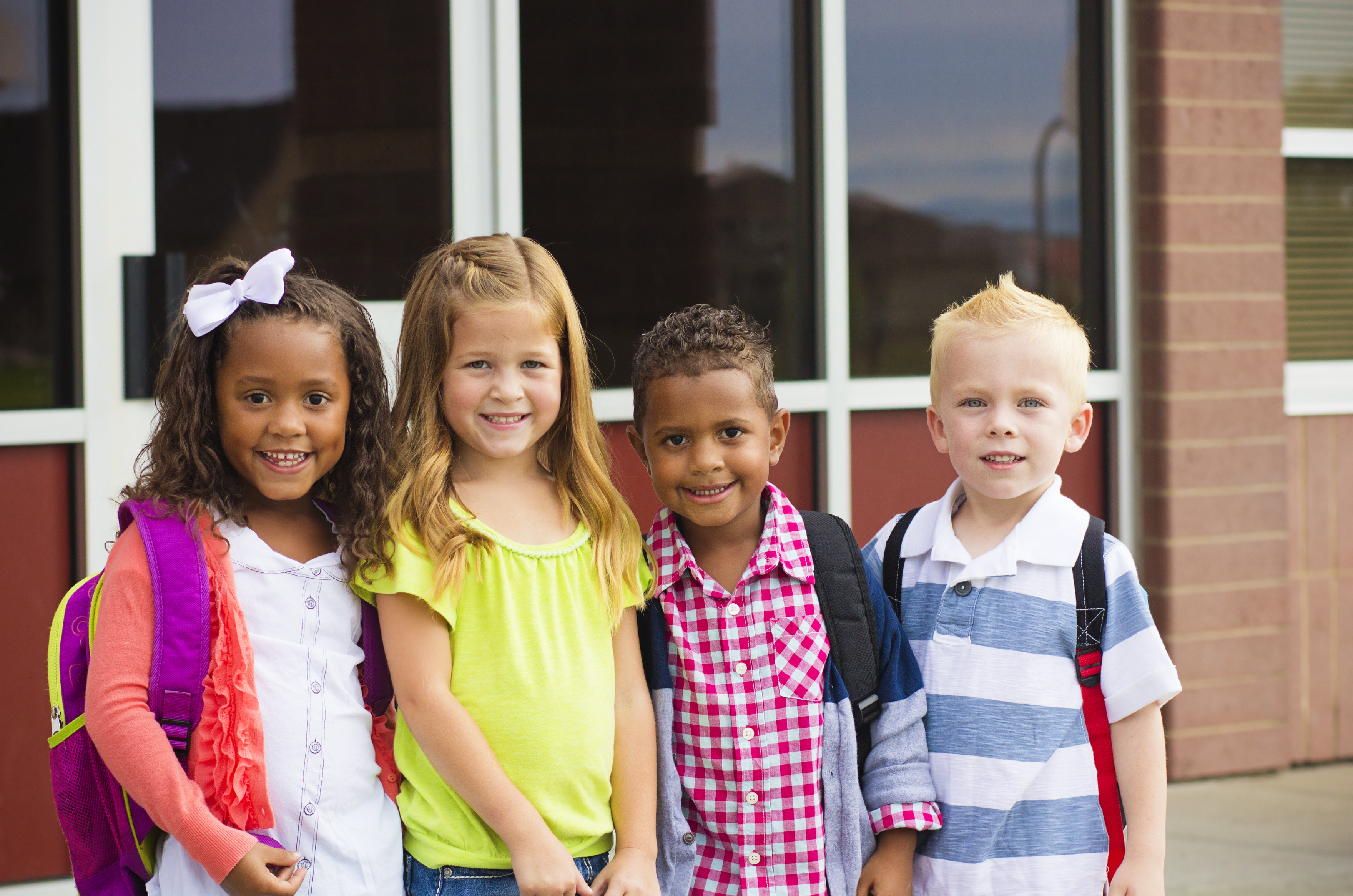 Portrait of Young Kids first day of School | Oakville Community Foundation